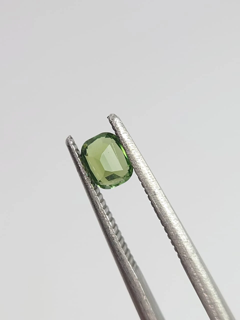 0.39ct Natural light Green Tourmaline Cushion Cut Loose Gemstone from Afghanistan — view 5